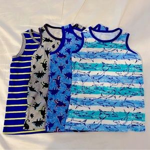 Lot of 4 toddler boys tanks size 4T
